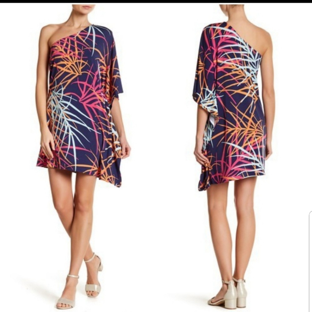 Tori Richard One Shoulder Dress